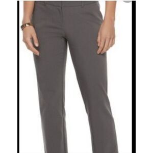 The Torie Straight Women Dark Gray Ankle Pant Size 10PS
